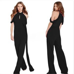 Jovani 51785 Bodice Jumpsuit Black Size 0